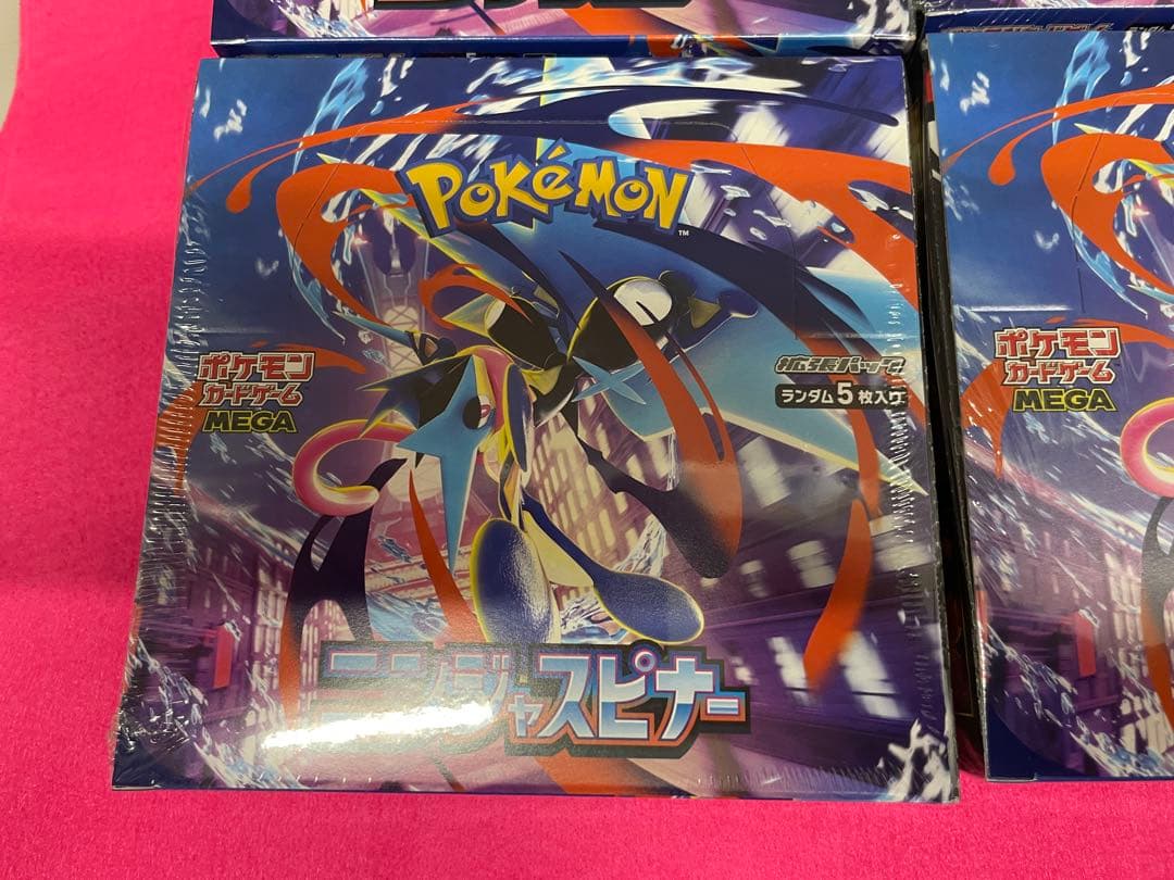 ポケモンカード ニンジャスピナー 新品未開封 シュリンク付き 6box