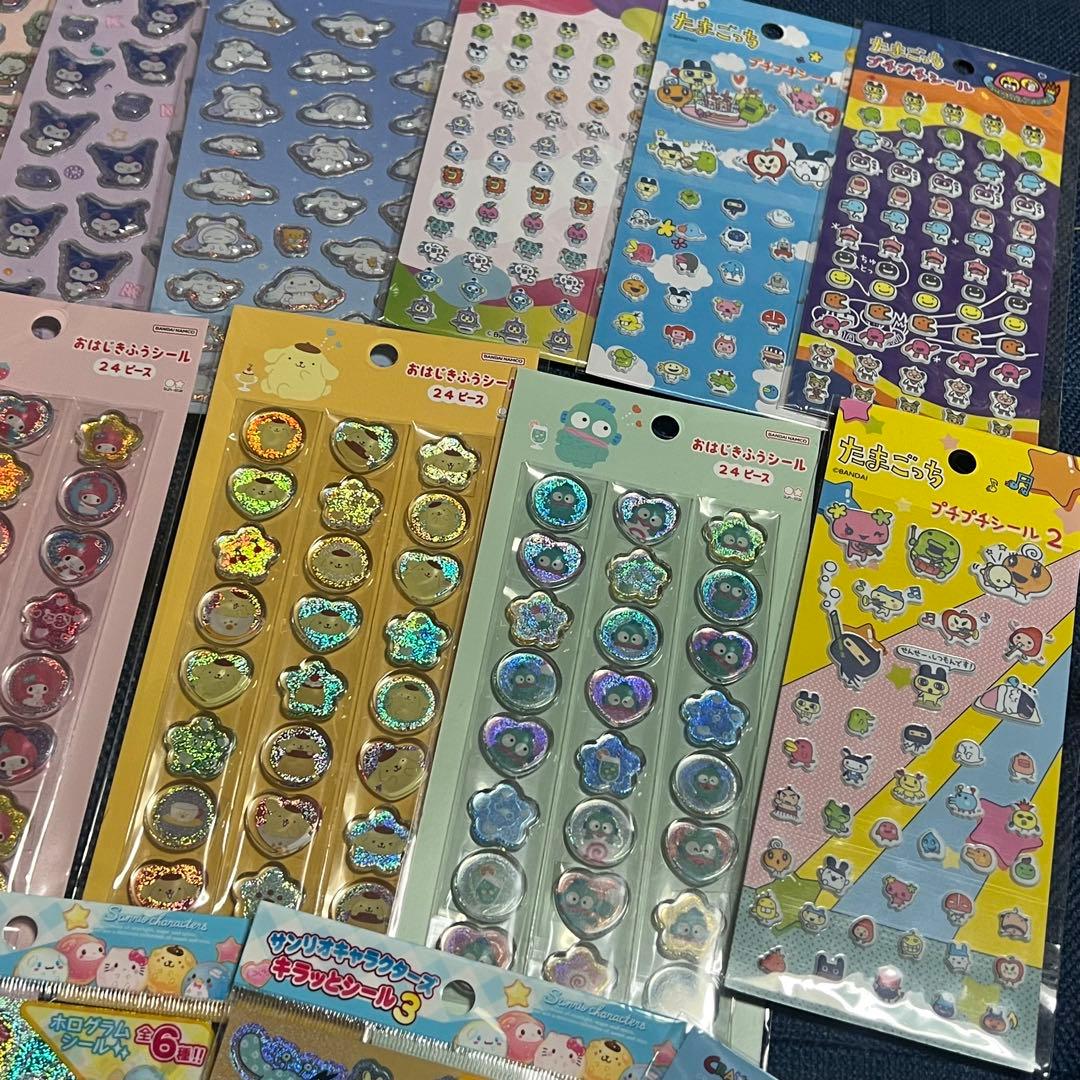 サンリオ　キラキラジュエルシール　おはじきシール　キラッとシール3 タイルシール