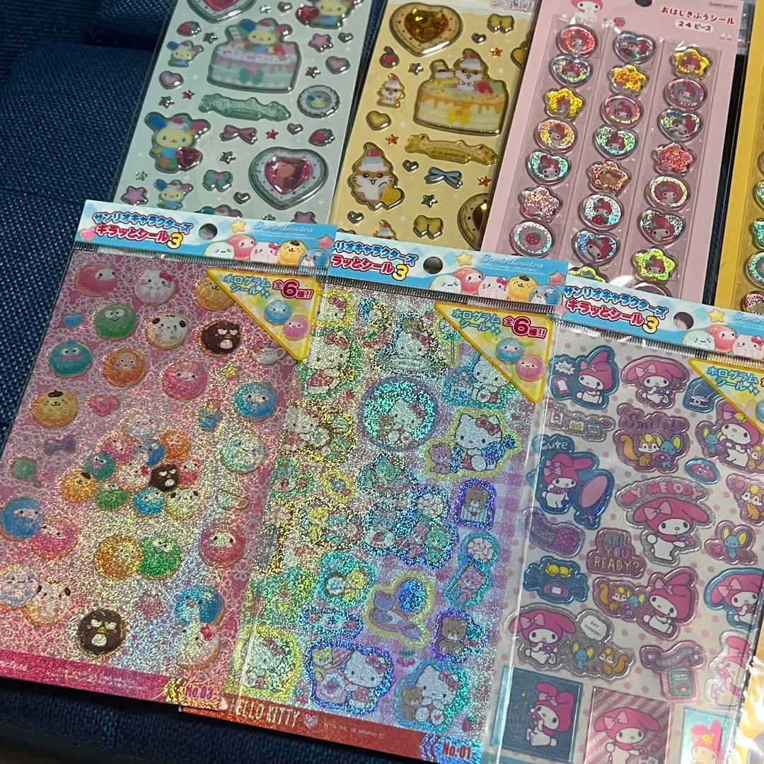 サンリオ　キラキラジュエルシール　おはじきシール　キラッとシール3 タイルシール