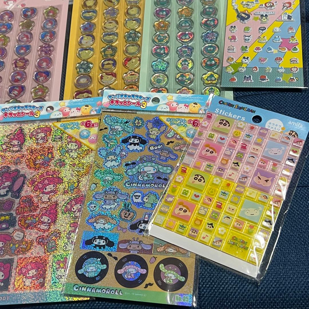 サンリオ　キラキラジュエルシール　おはじきシール　キラッとシール3 タイルシール