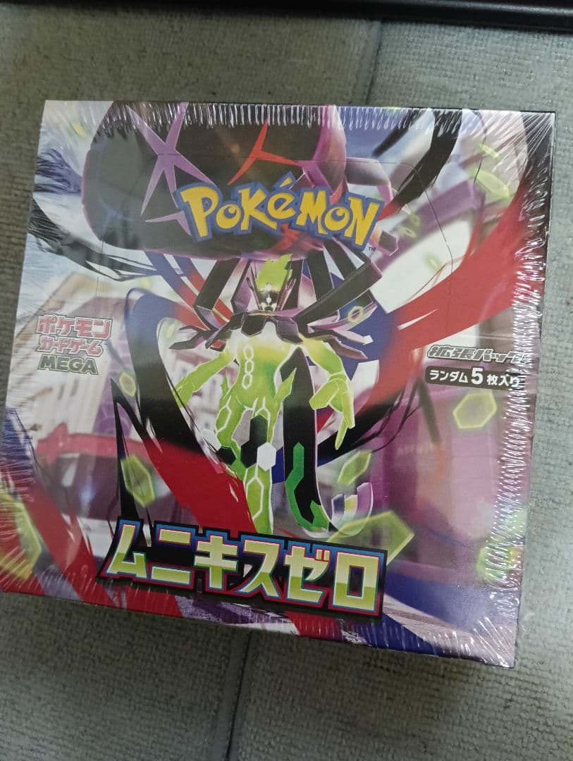 新品未開封　ポケモンカードゲーム ムニキスゼロ BOX シュリンク付　シマムラ