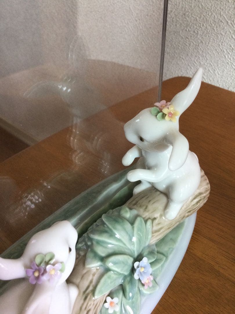 リヤドロ　ウサギ 写真立て