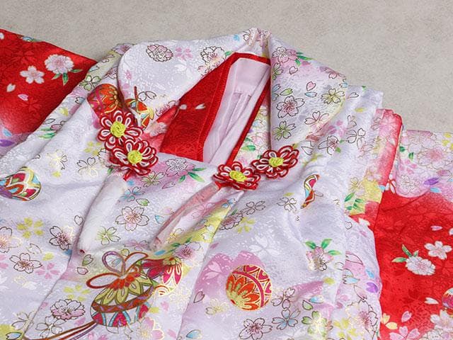 七五三 着物 被布 3歳女の子 フルセット 01521N