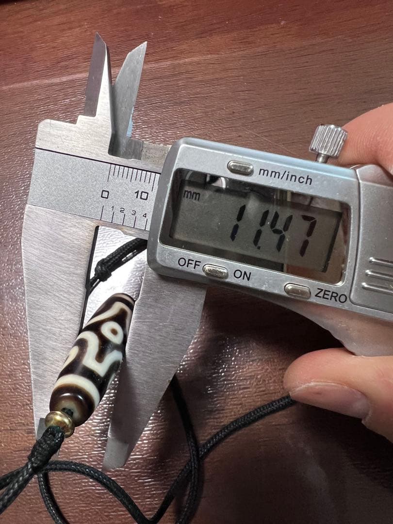 天然瑪瑙　十字六眼天珠 ネックレス