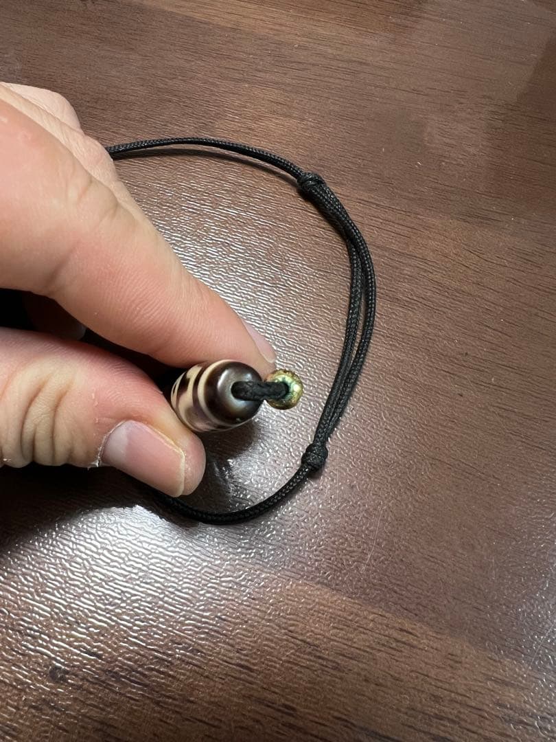 天然瑪瑙　十字六眼天珠 ネックレス