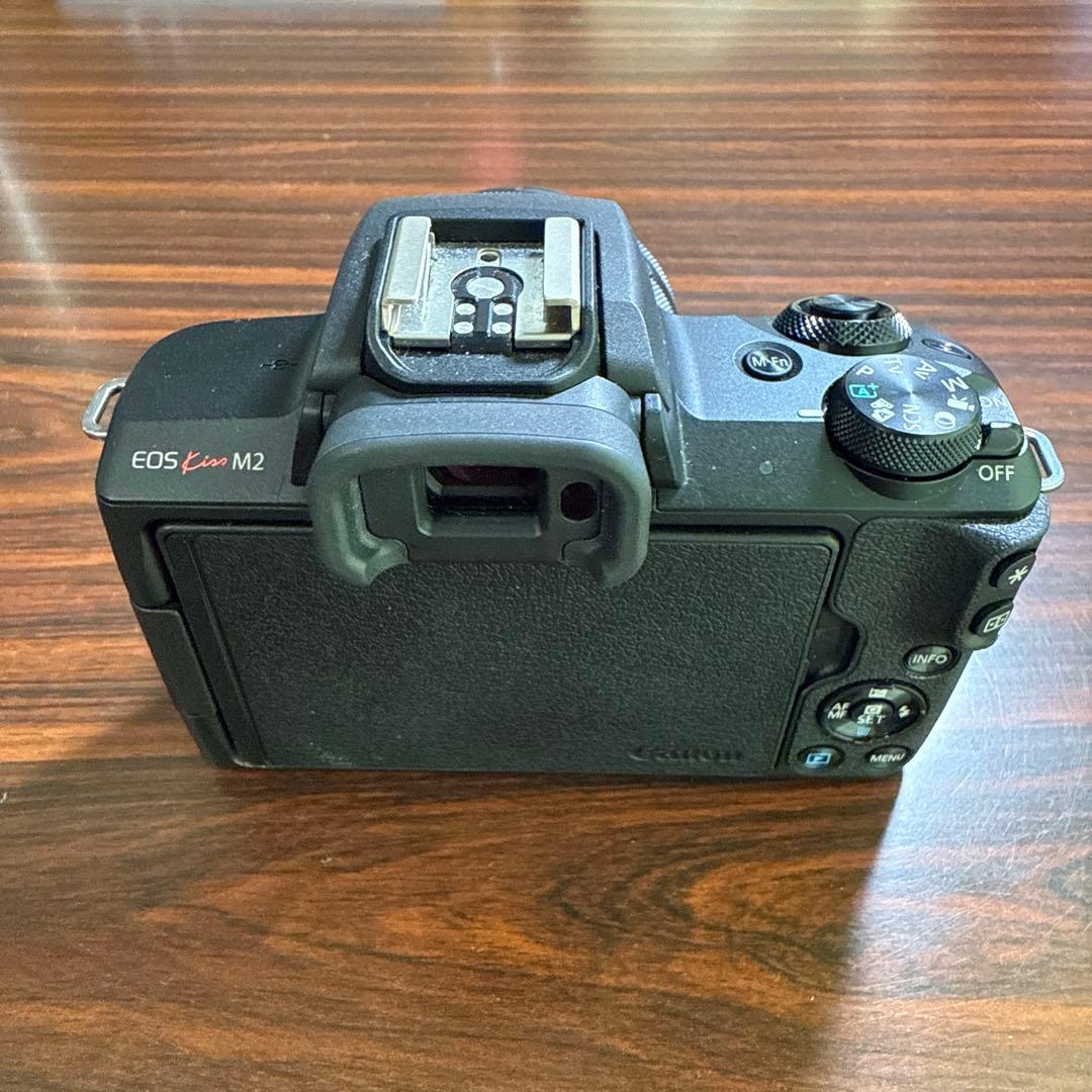 Canon ミラーレス一眼カメラ EOS Kiss M2 キット ブラック