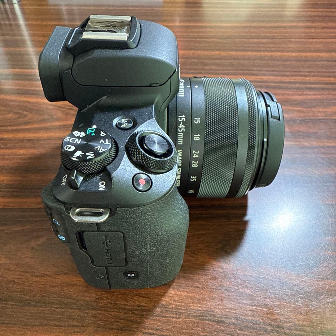 Canon ミラーレス一眼カメラ EOS Kiss M2 キット ブラック