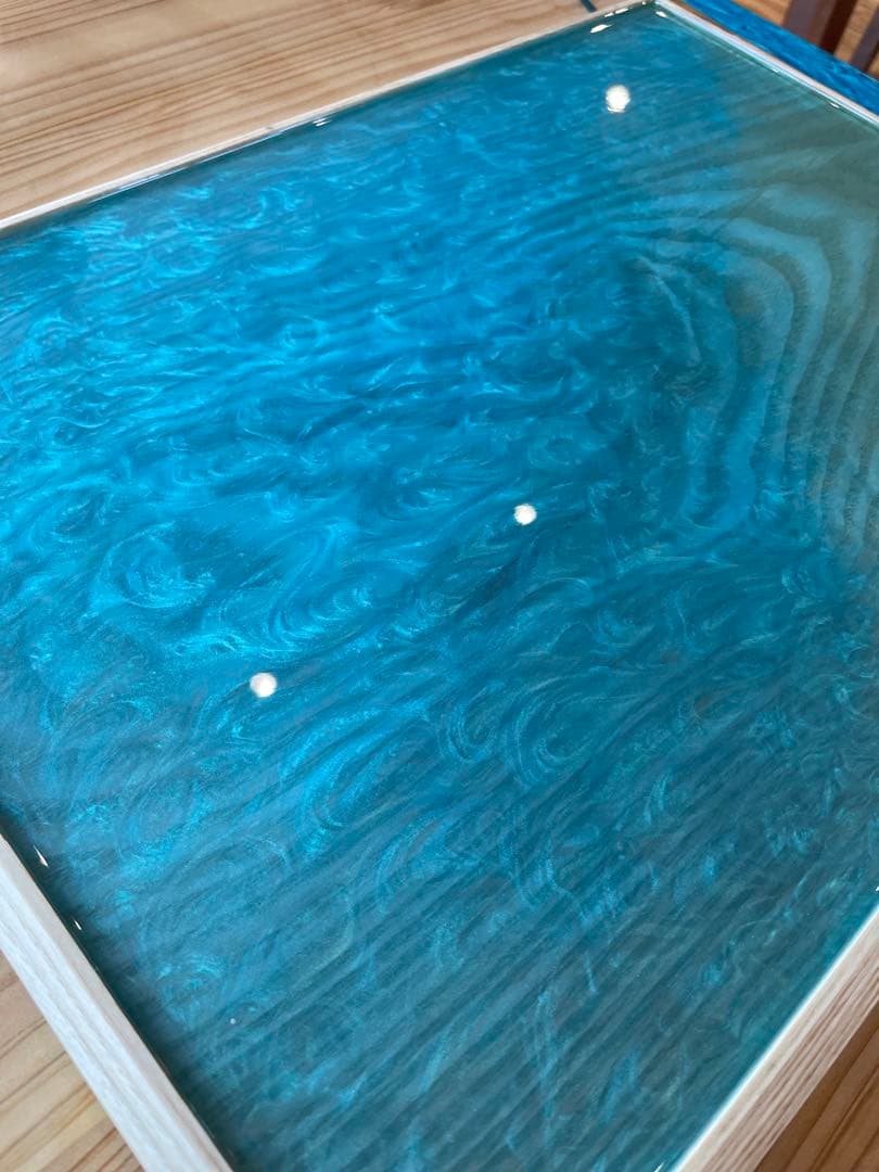 刻Craft エポキシレジントレー　Ｌサイズ　刻Stockグレード