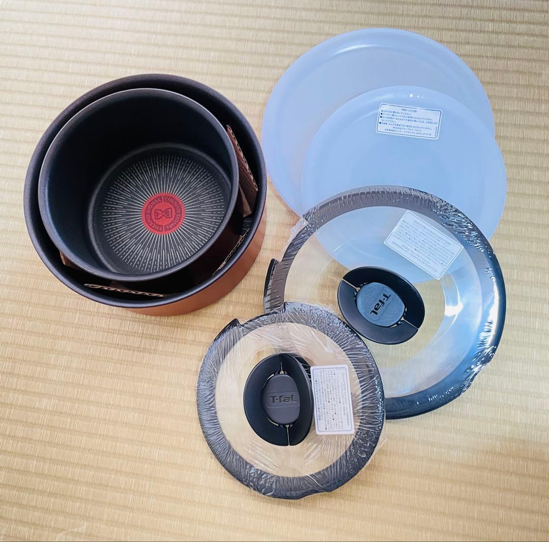 新品　ティファール IHルージュアンリミテッド　ソースパン　6点セット