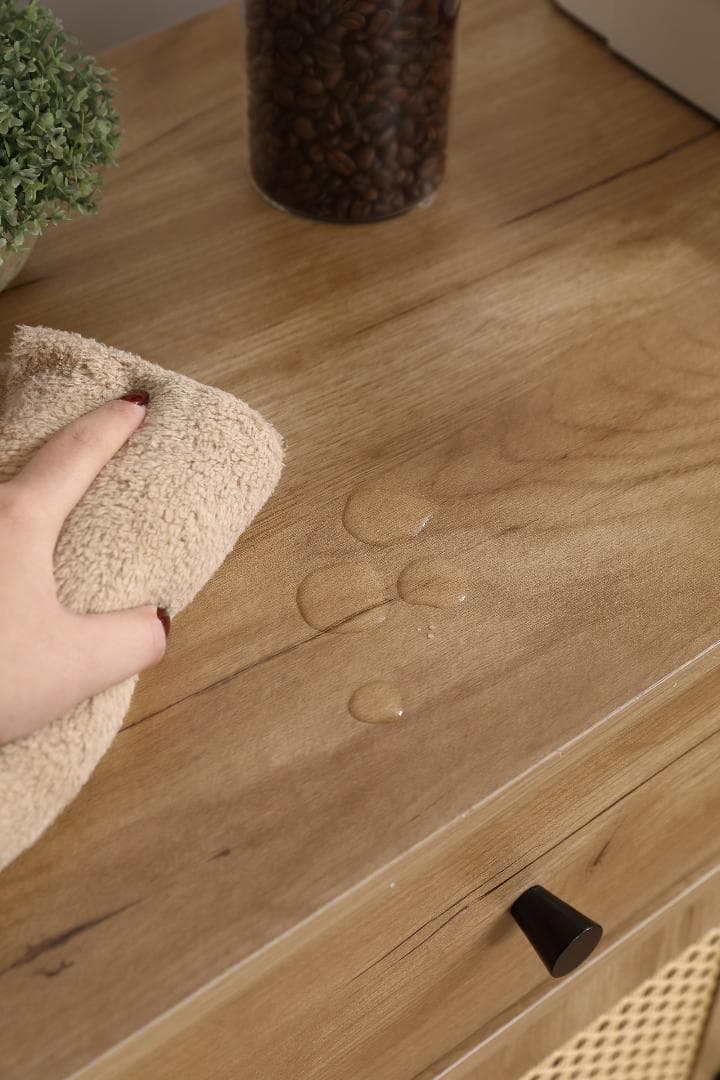 キャビネット サイドボード 引き出し付き 大容量 2段収納 サイドボード 扉付き