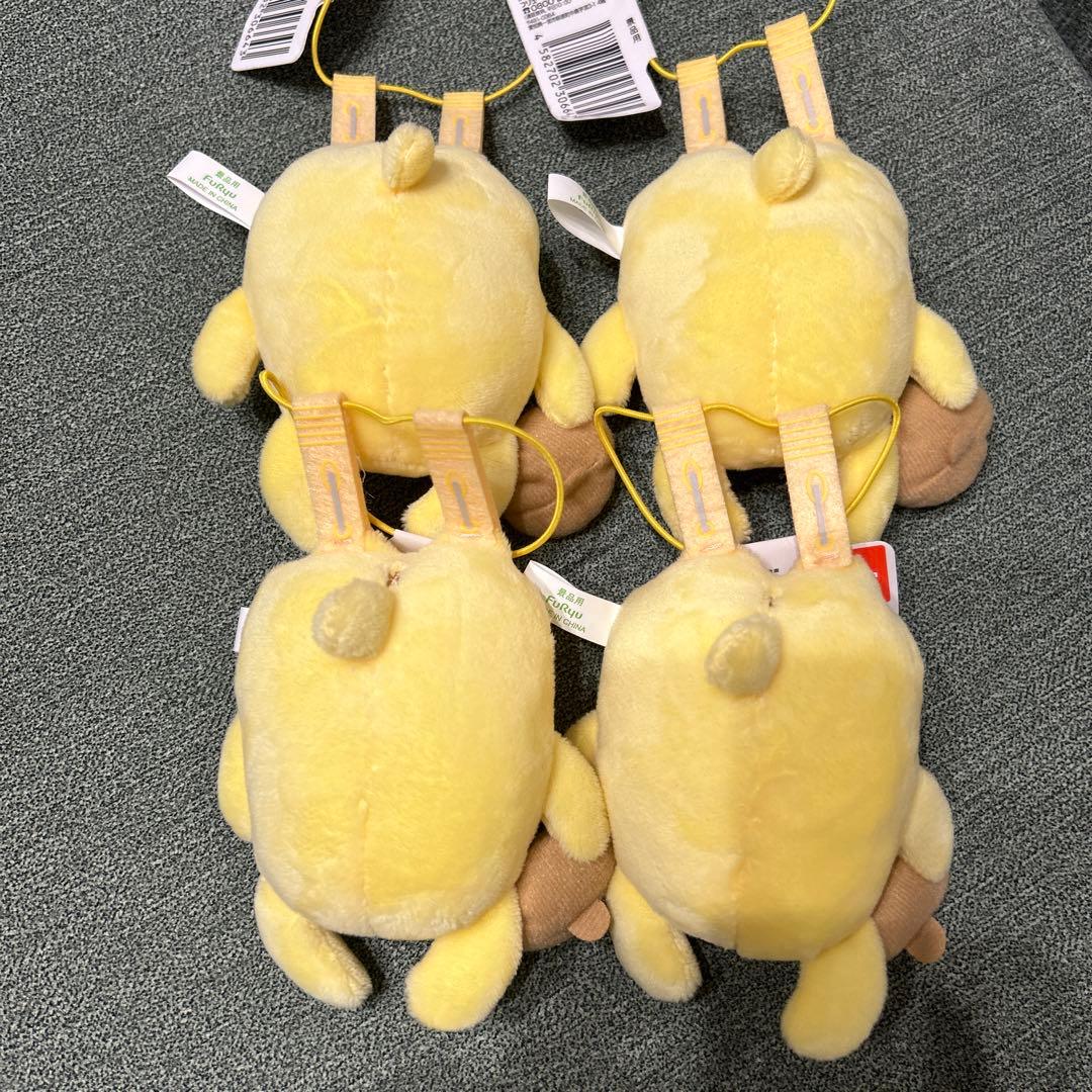 サンリオ 洗濯ばさみに挟まれちゃった！マスコット ポムポムプリン　４体セット