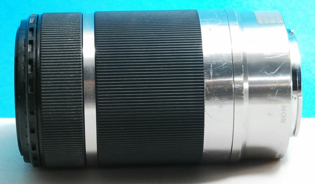 SONY SEL-55210 シルバー　レンズ　送料無料