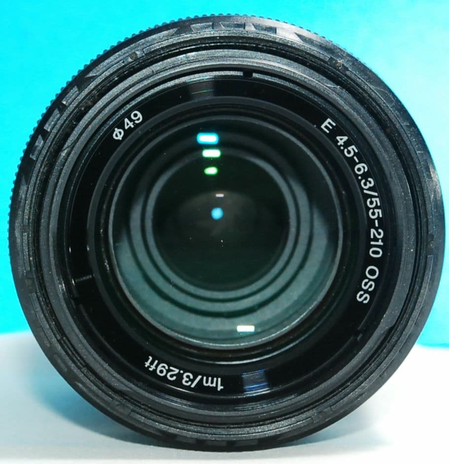 SONY SEL-55210 シルバー　レンズ　送料無料