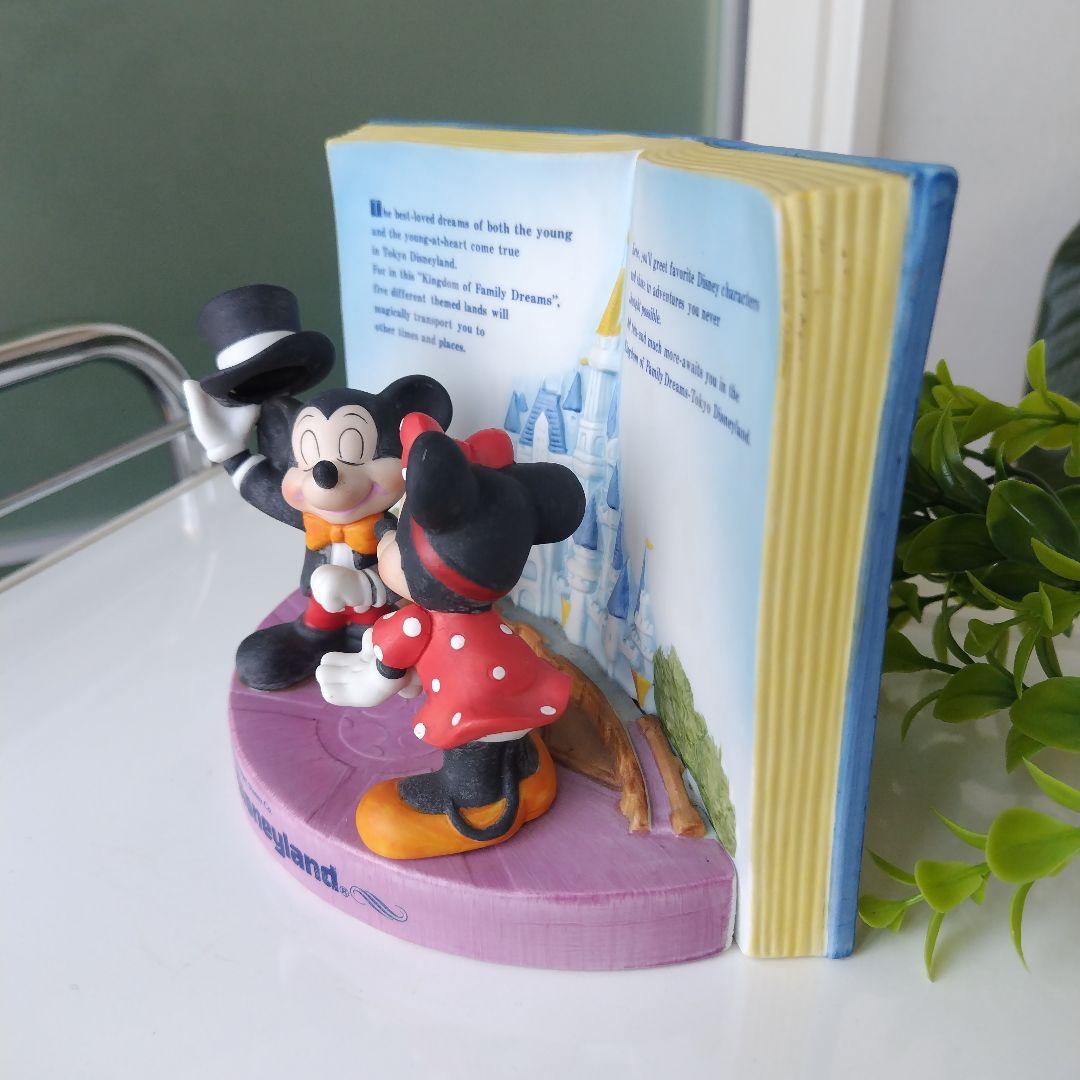 1986年製 DISNEY ミッキー＆ミニー シンデレラ城 BOOK型フィギュア