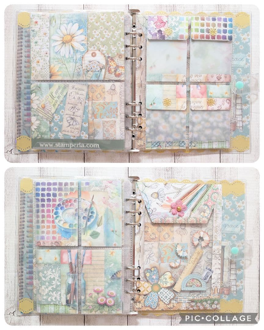 おすそ分けファイル♡ 春の新作スタンペリア・DAISY art♡ A5サイズ♡