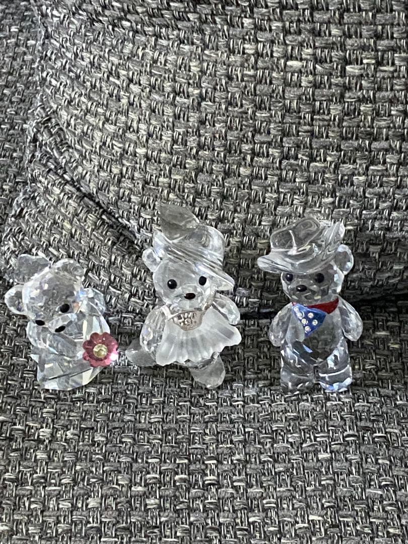 スワロフスキー☆新品同様テディベア9点フラワー3点 国内正規品☆12点セット激安