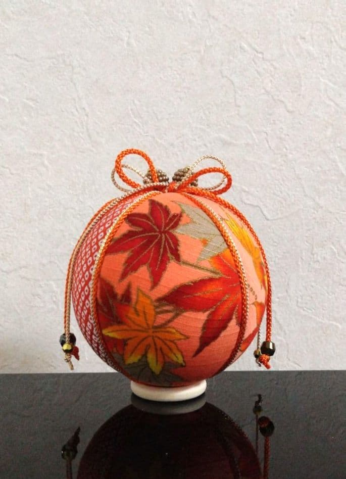 手毬 手鞠 てまり 紅葉No94 ハンドメイド