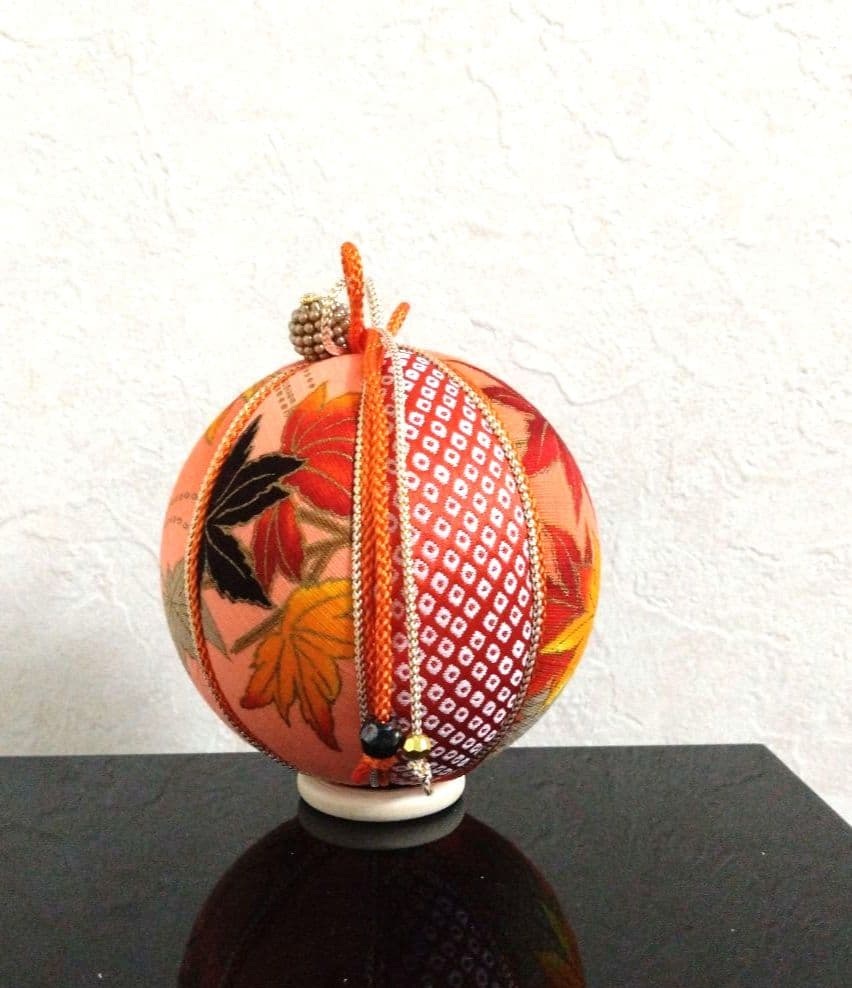 手毬 手鞠 てまり 紅葉No94 ハンドメイド