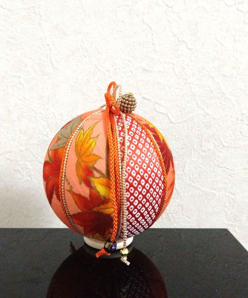 手毬 手鞠 てまり 紅葉No94 ハンドメイド