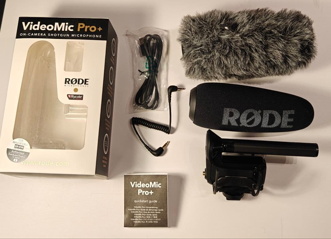 【国内正規品】RODE VideoMic Pro+ おまけ付（DeadCat等）