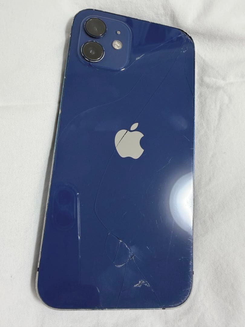 iPhone12 128GB SIMフリー 動作良好 背面割れあり