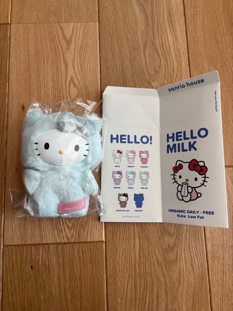 シークレットコレクション　フラッフィ ー　キティ チャーム　メロン