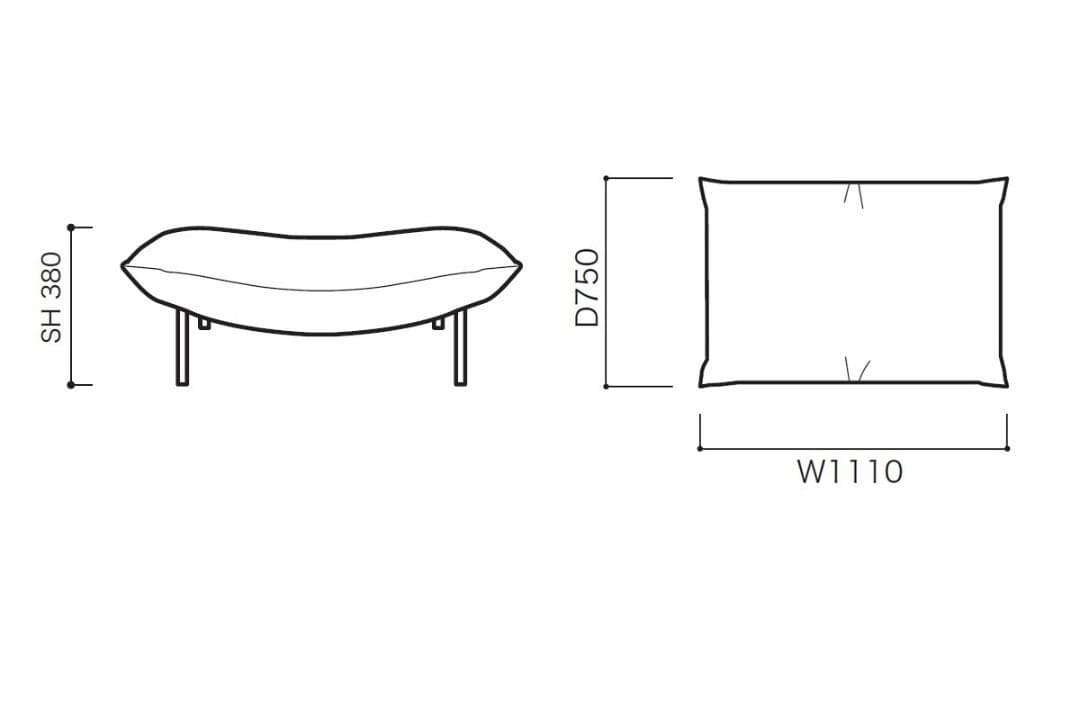 未使用　リーンロゼ　保証書付(コピー）　カラン　２P　パフオットマン