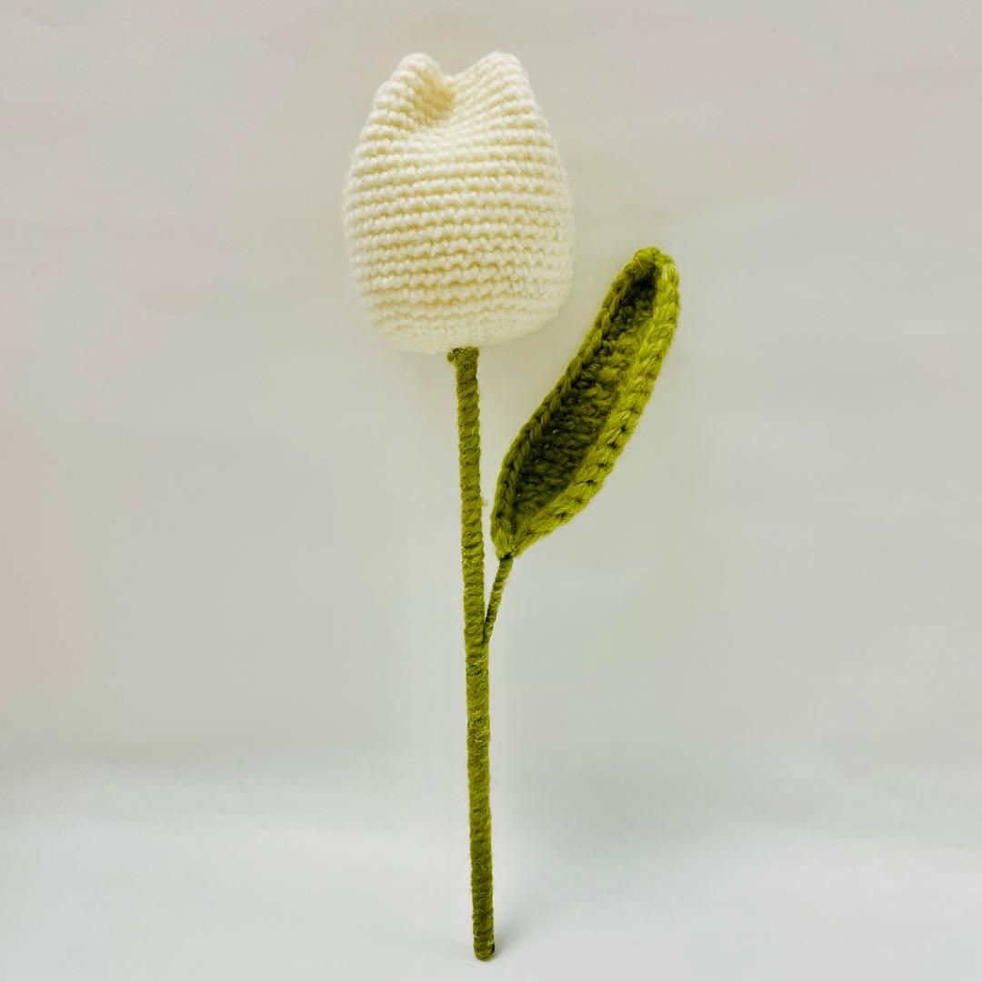 ハンドメイド　チューリップ　枯れない花　かぎ針　あみぐるみ　プレゼント　入学式