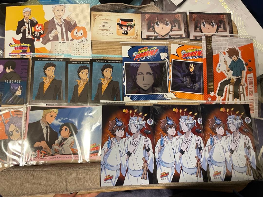 d*2様 【リボーン】缶バッジ・アクリルキーホルダー・グッズ・カード・紙類まとめ