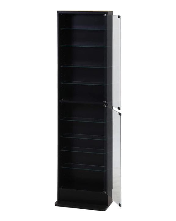 コレクションケース フィギュア ショーケース 棚 ラック プラモデル ブラック