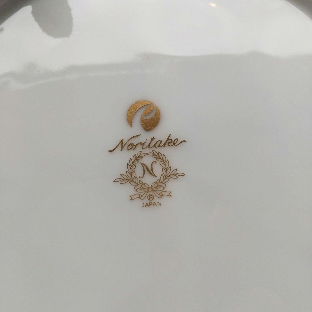 BAYpurp【未使用//ノリタケ】淵回りの金彩の大皿、中皿