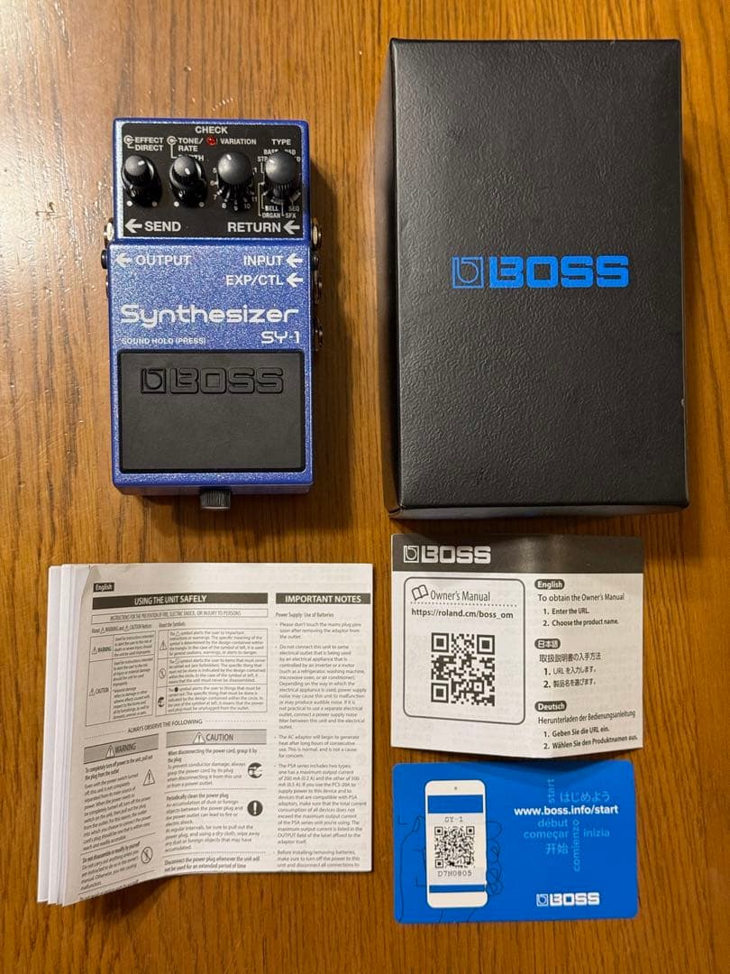 【超美品】BOSS SY-1 Sythesizer シンセサイザー