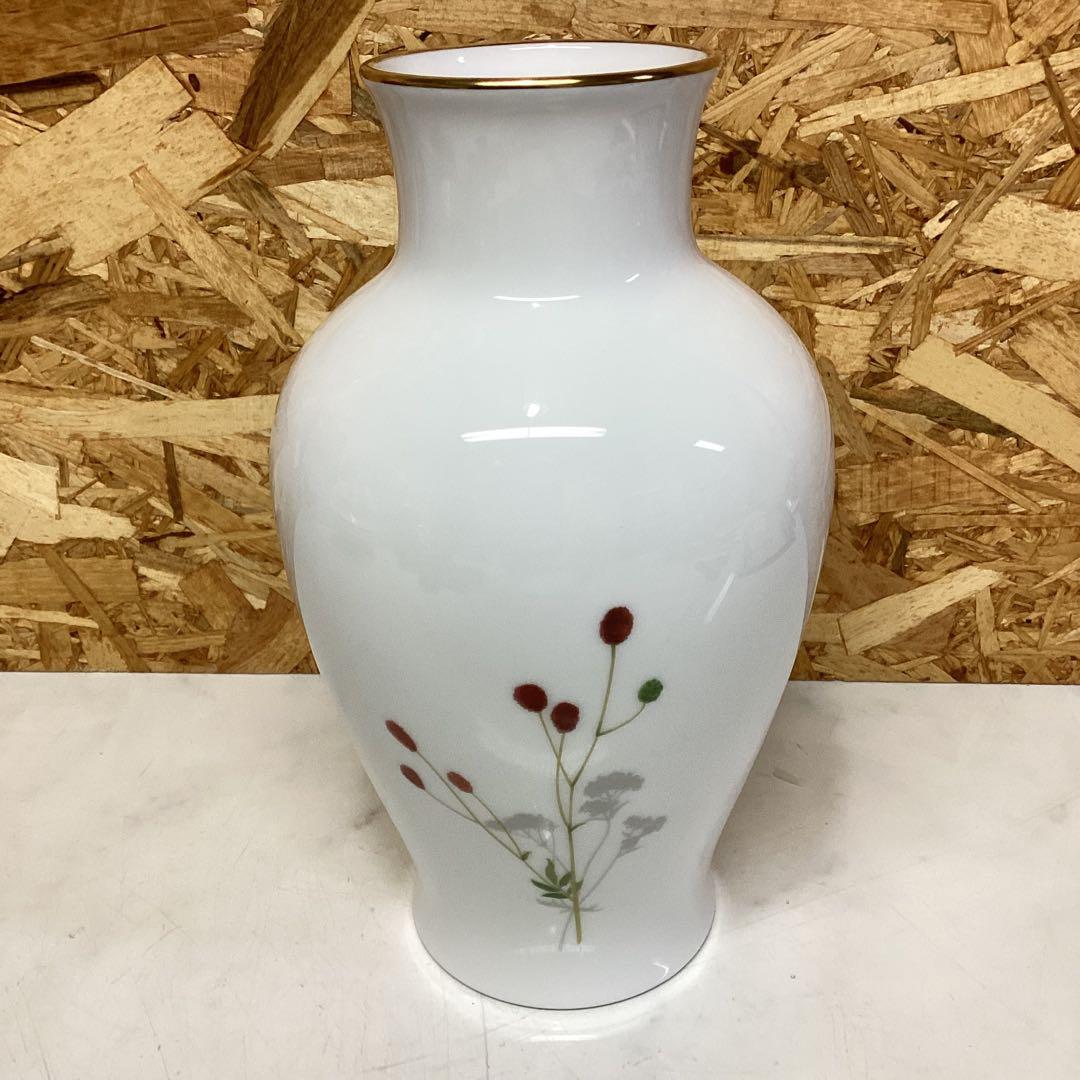 OKURA大倉陶器　『われもこう』フラワーベース　高級花瓶　インテリア（H69）