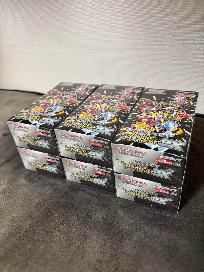 ポケモンカードゲーム シャイニートレジャーEX 6個セット box