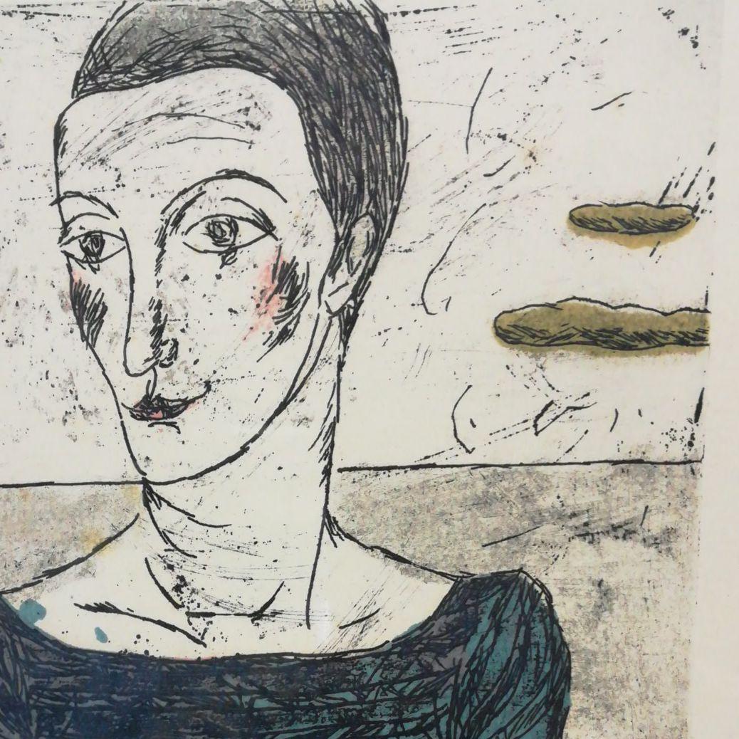 額装  額絵  リトグラフ  サインあり  アート