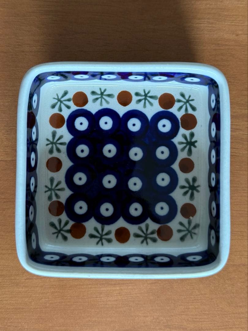 【美品】ポーランド陶器　ボレス社　スクエアボウル３点