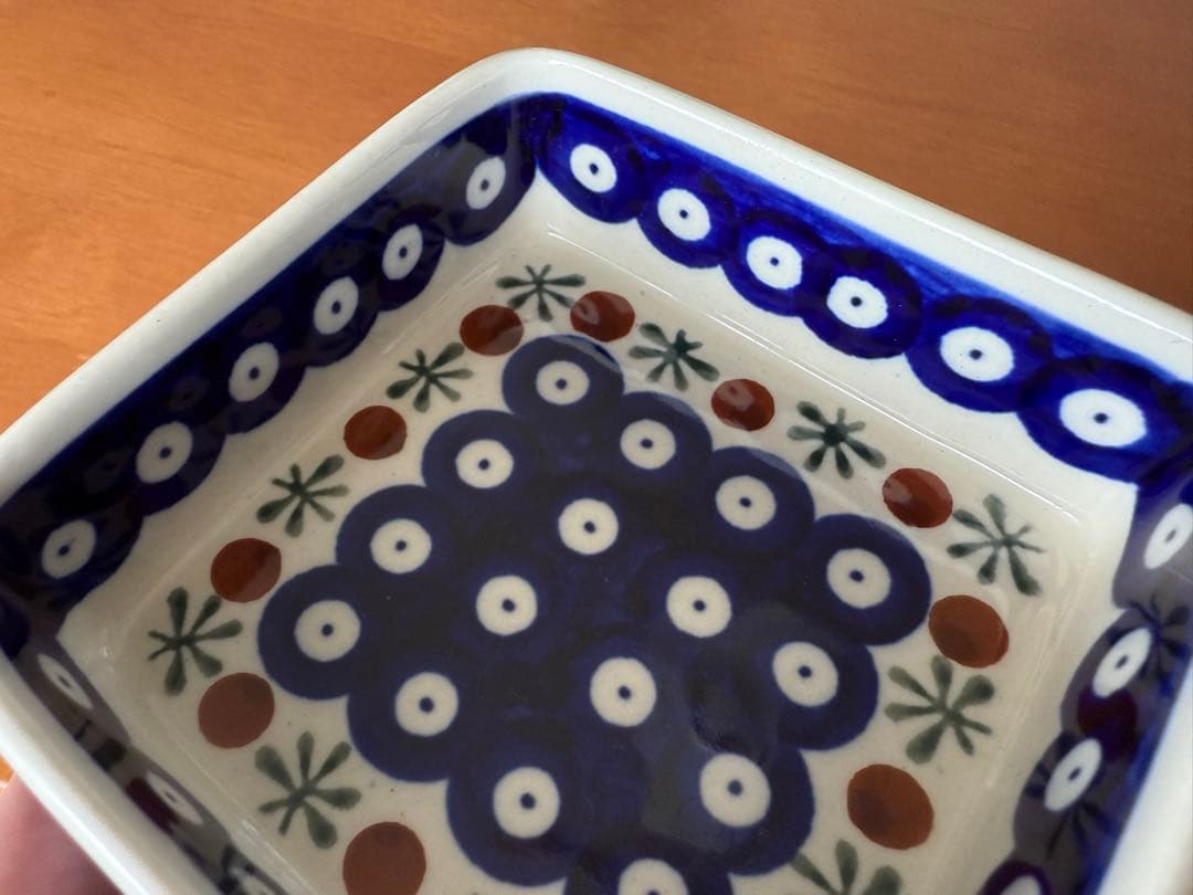 【美品】ポーランド陶器　ボレス社　スクエアボウル３点