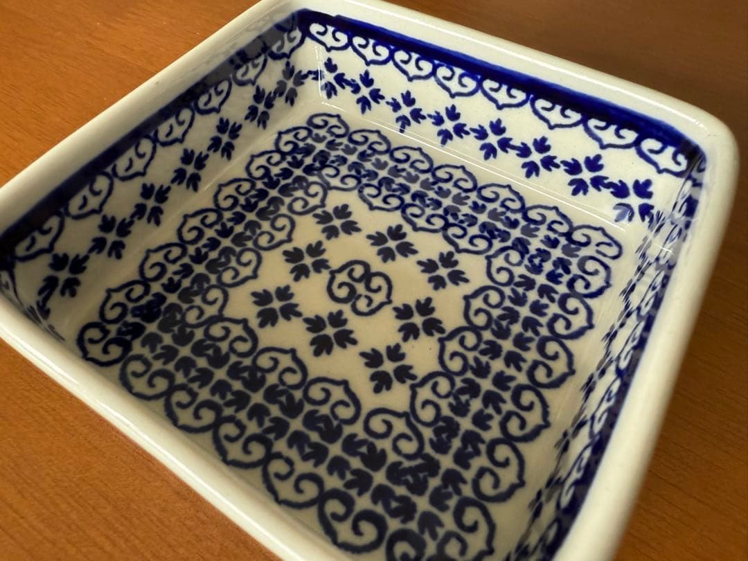 【美品】ポーランド陶器　ボレス社　スクエアボウル３点