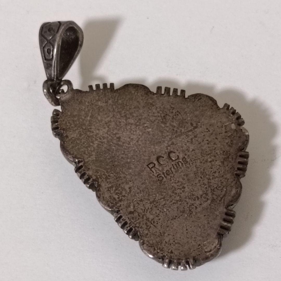 NAVAJO ナバホ RCC シルバー ターコイズ ネックレス ペンダント