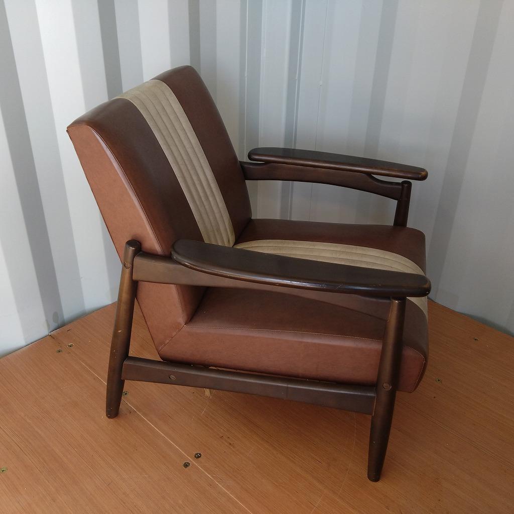 レトロモダン　１人掛けソファ　A