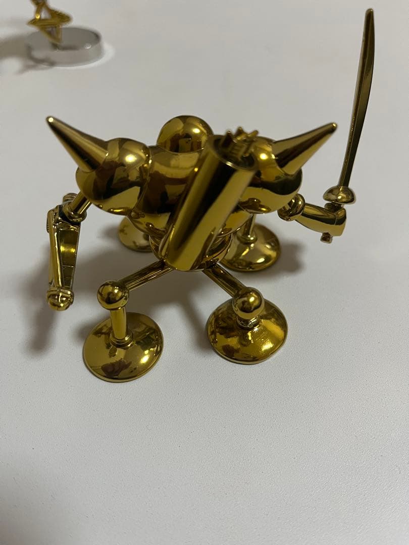 ドラクエメタリックモンスターズギャラリー　リペイント品　キラーマシン系ゴールド