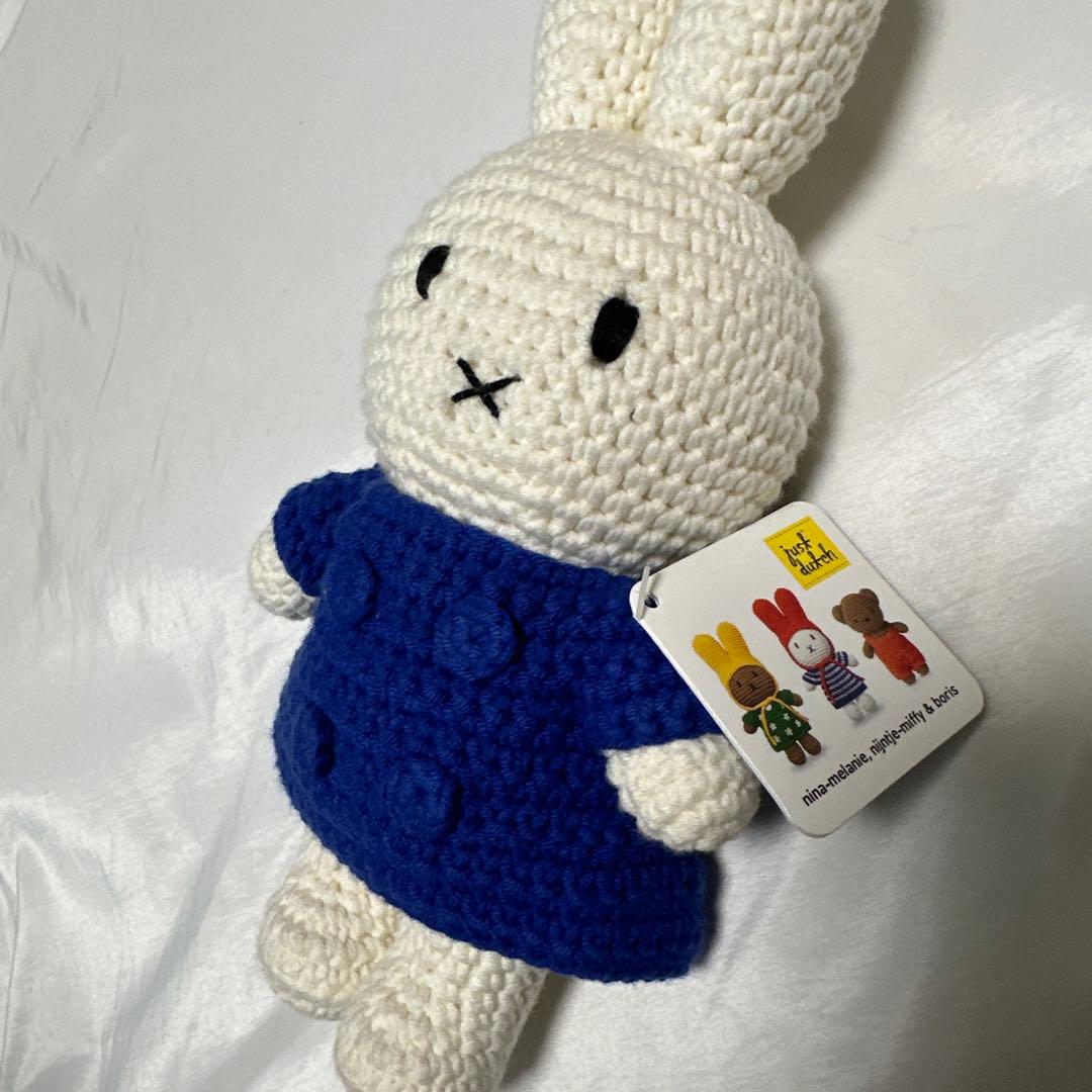新品　ミッフィー miffy ぬいぐるみ ハンドメイド＆ドレス パターン ブルー