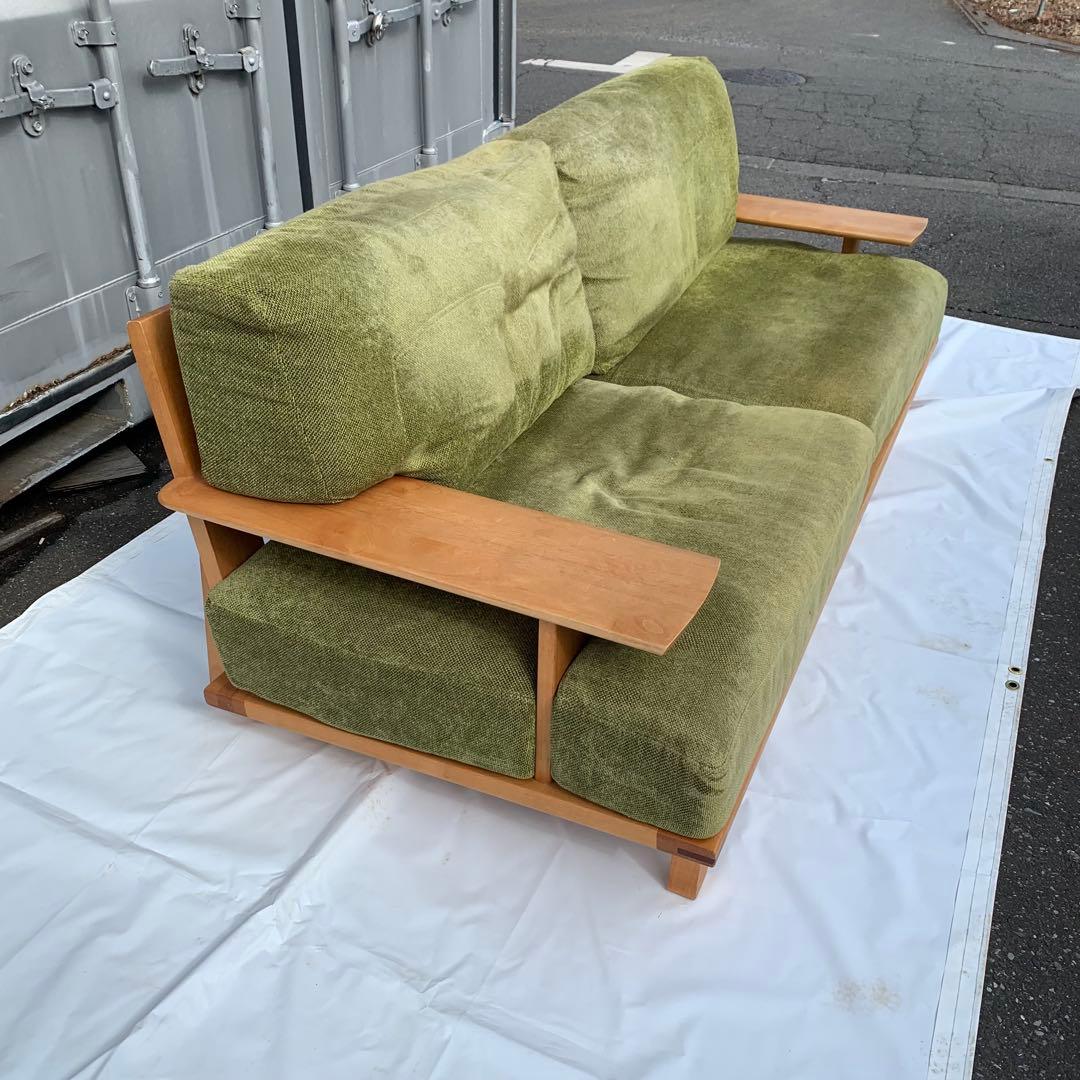 朝日木材　BOSCO ニヤトー材 2人掛けソファー