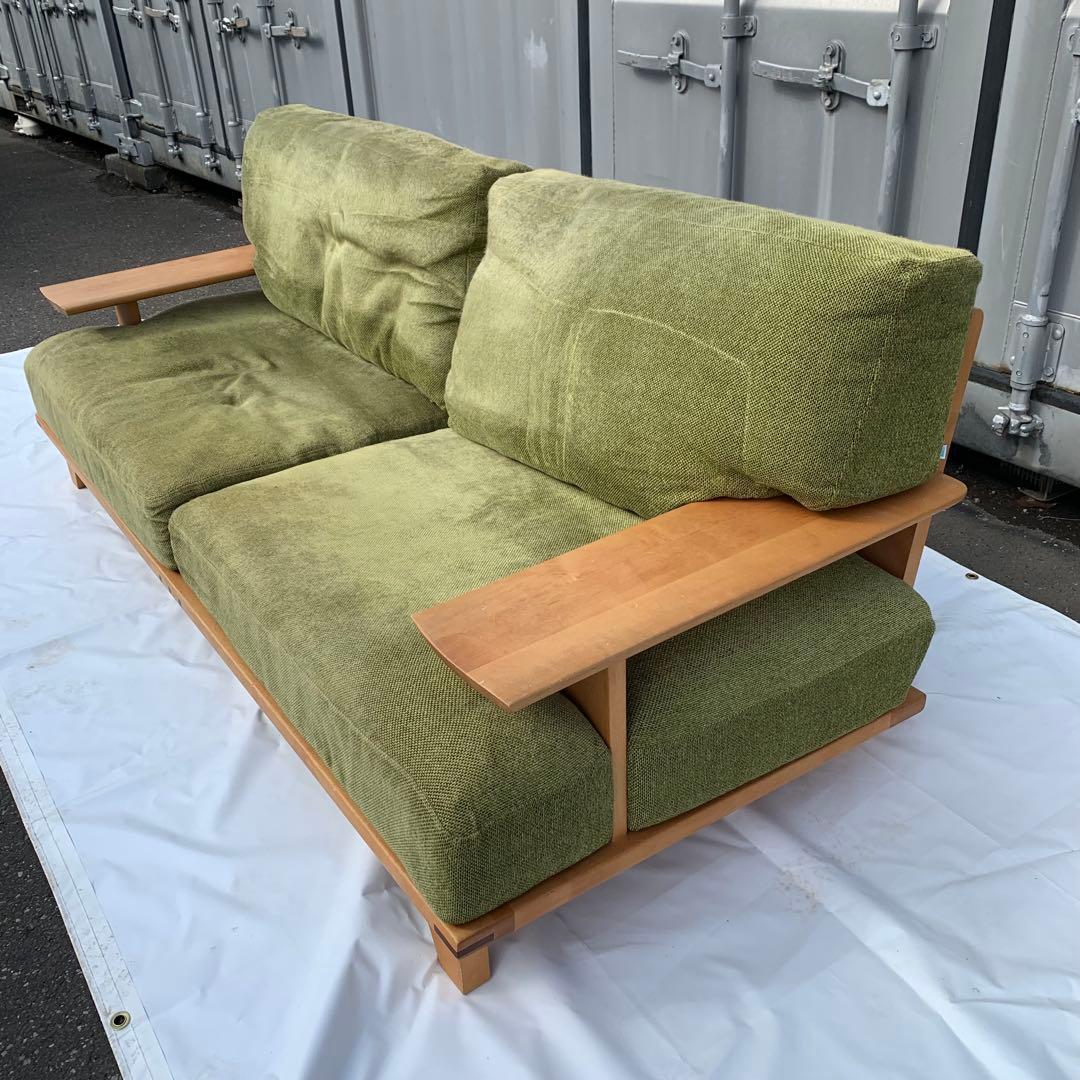 朝日木材　BOSCO ニヤトー材 2人掛けソファー