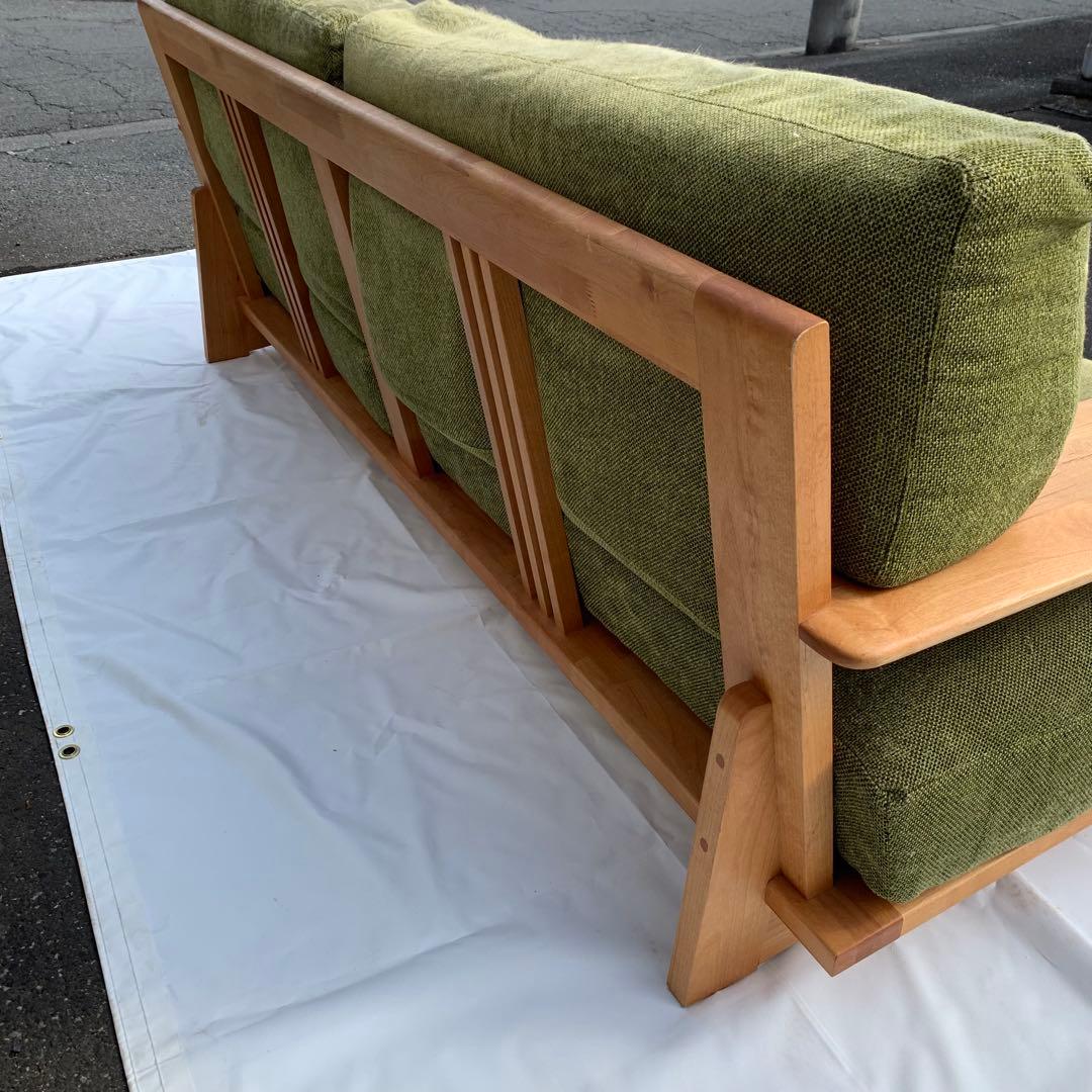 朝日木材　BOSCO ニヤトー材 2人掛けソファー