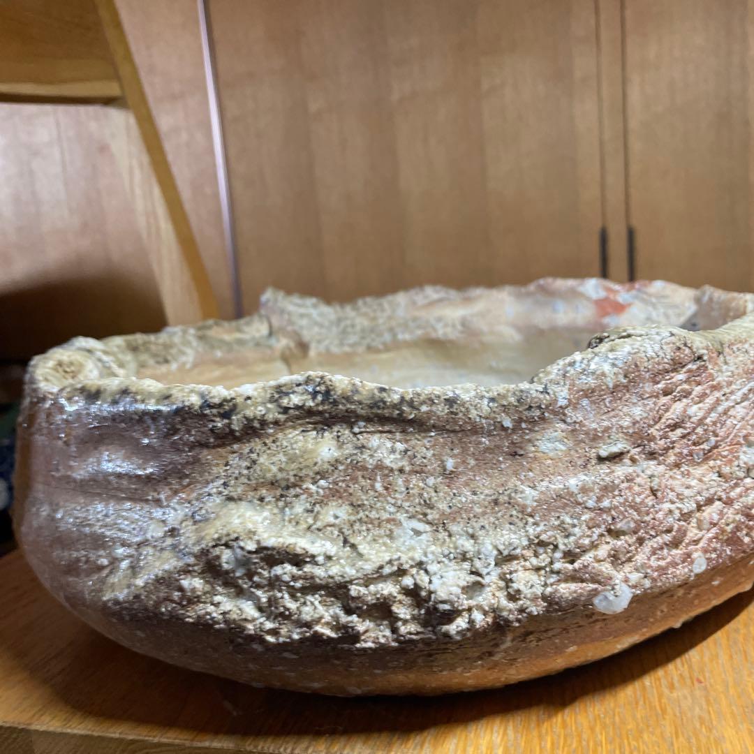 寺垣外窯　杉本貞光　信楽水盤　大鉢　箱なし