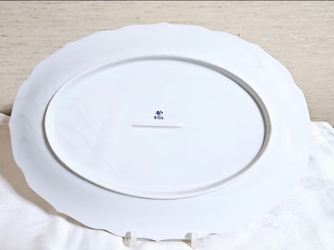 香蘭社 蘭 オーキッドレース 大皿1枚 デザートプレート皿5枚 合計6枚セット