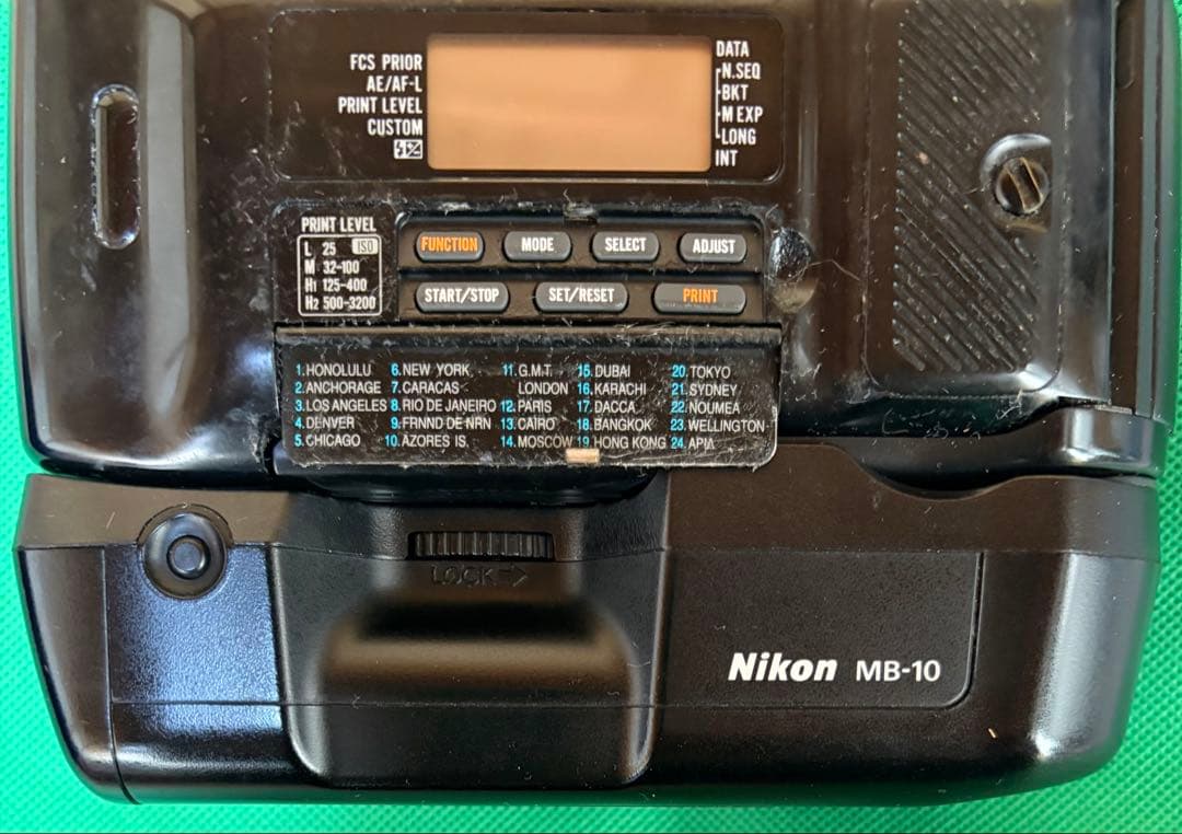 Nikon F90X 一眼レフカメラ MB-10付き　実写作例あり