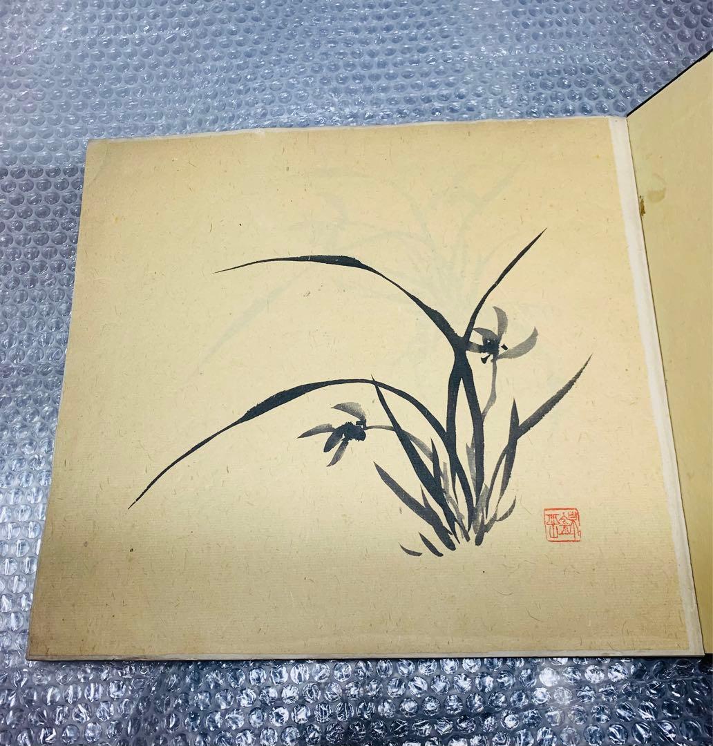 墨絵の版画？40枚揃