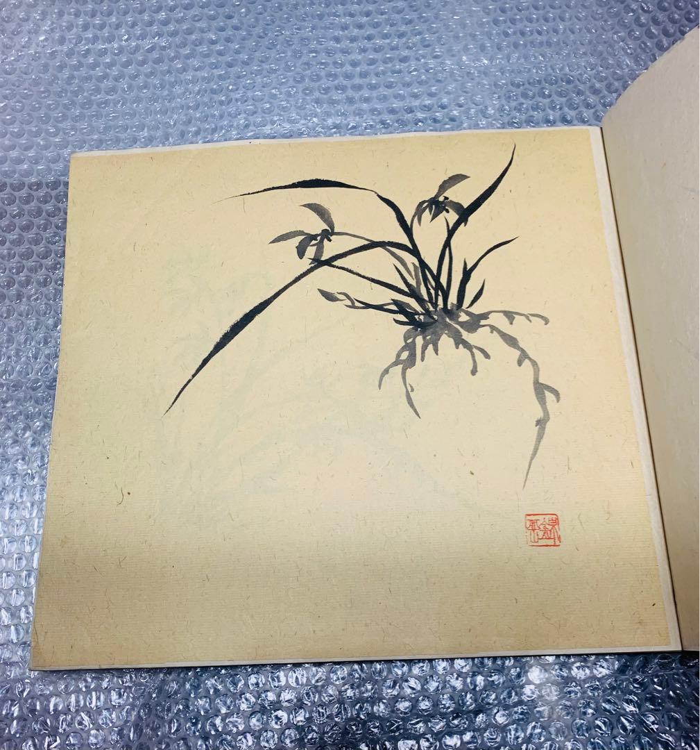 墨絵の版画？40枚揃